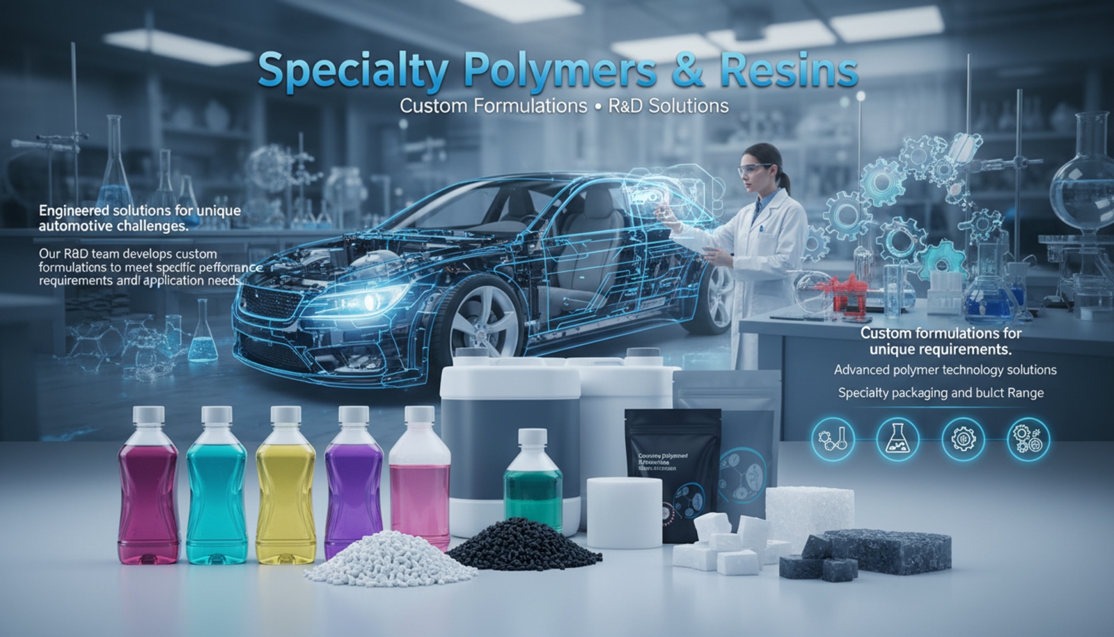 Specialty Polymers and Resins Product Range