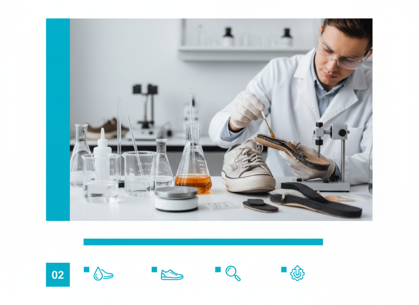 Desikun R&D laboratory with chemical glassware and testing equipment