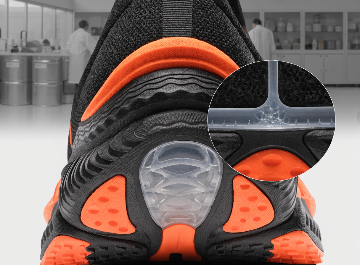 Protective sports gear absorbing impact during athletic activity