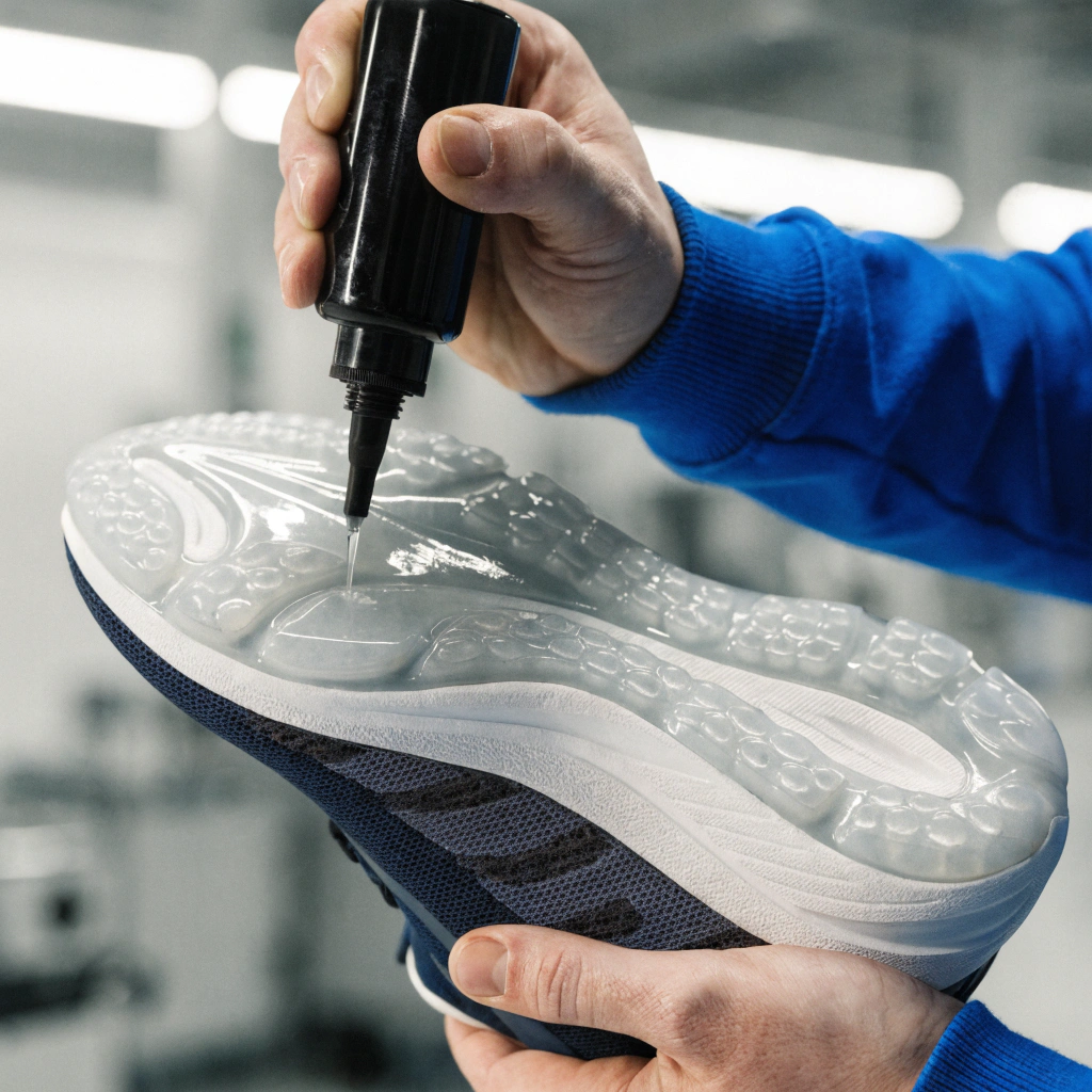 High-performance athletic shoe showcasing superior bonding quality