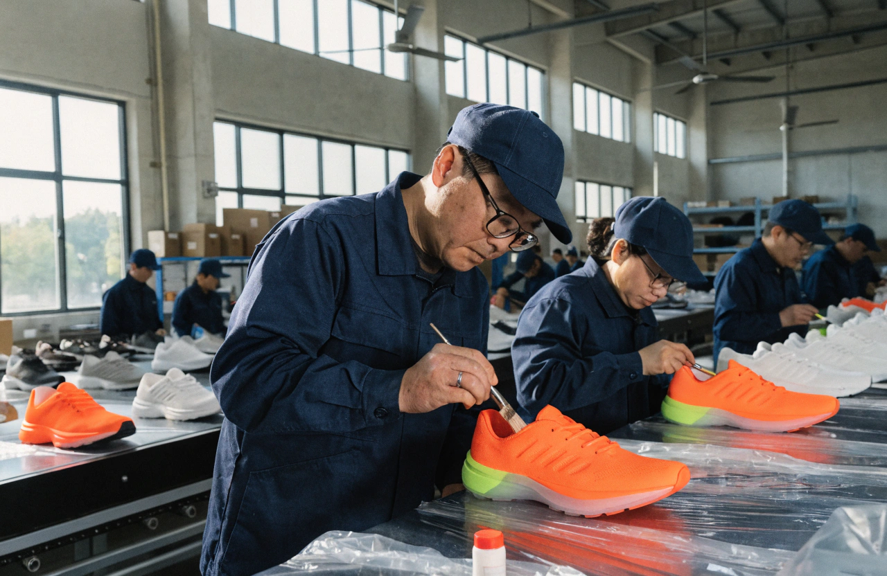 Premium footwear production line