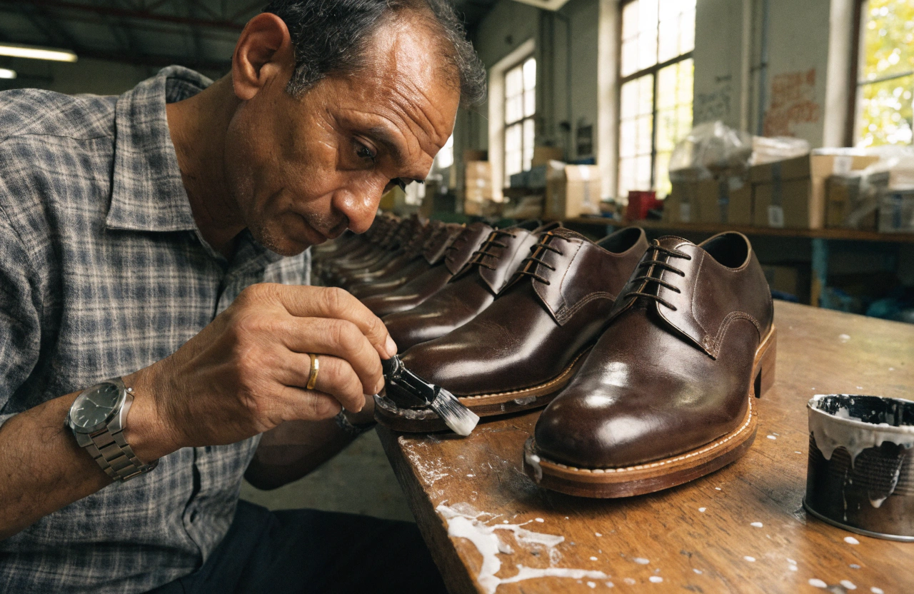 High-volume shoe manufacturing facility