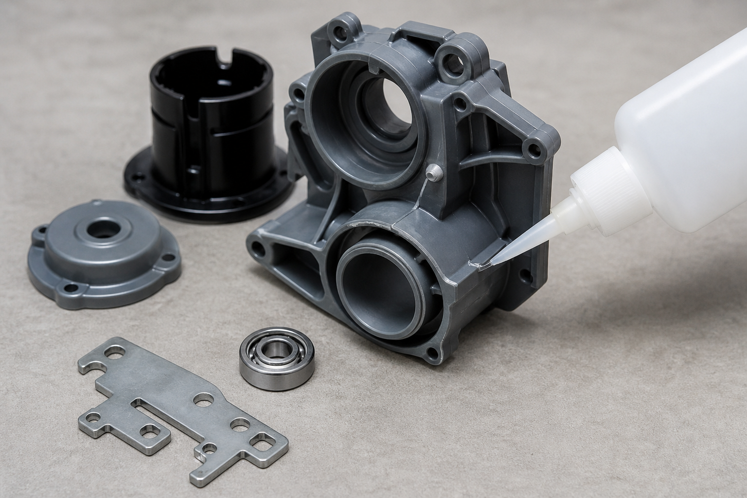 Industrial component assembly