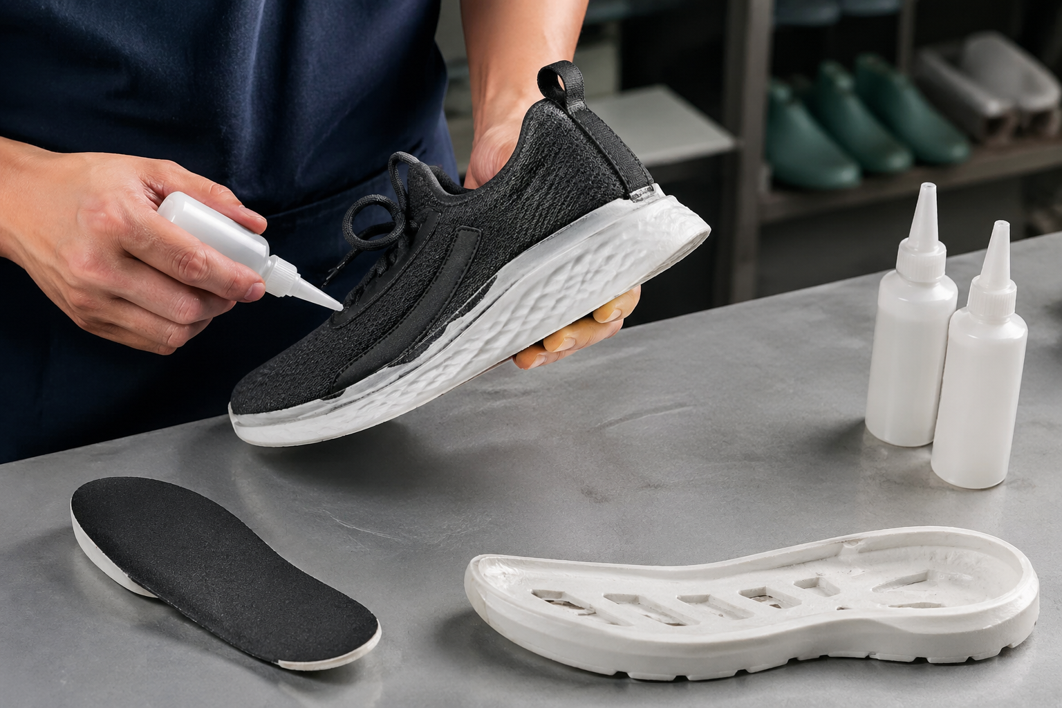Athletic footwear production