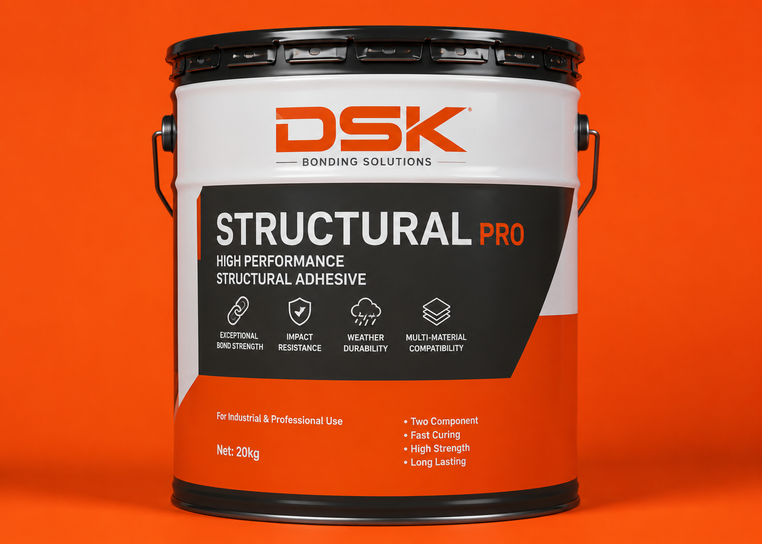 DSK Structural adhesive product container