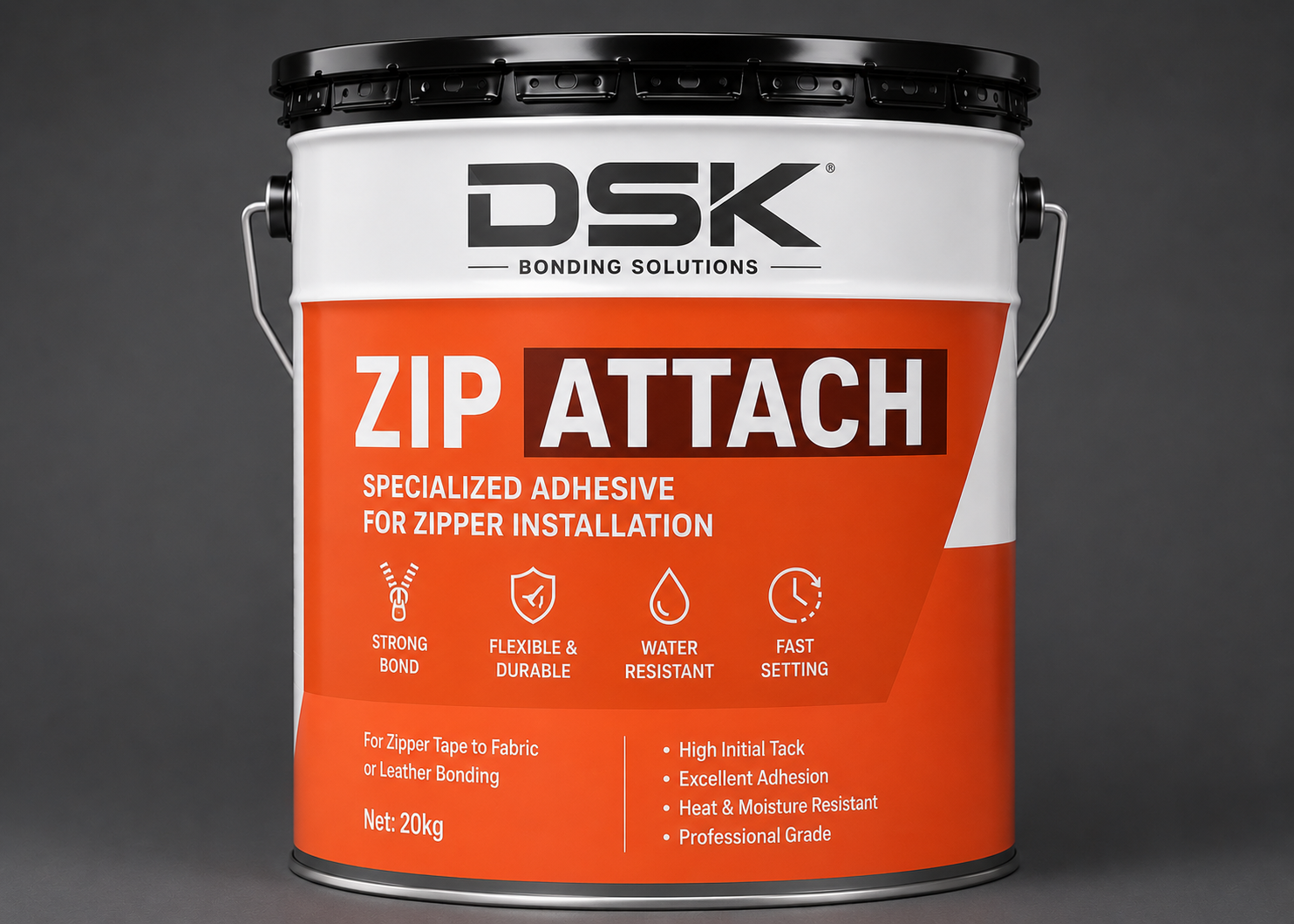 DSK Zip Attach adhesive for zipper installation