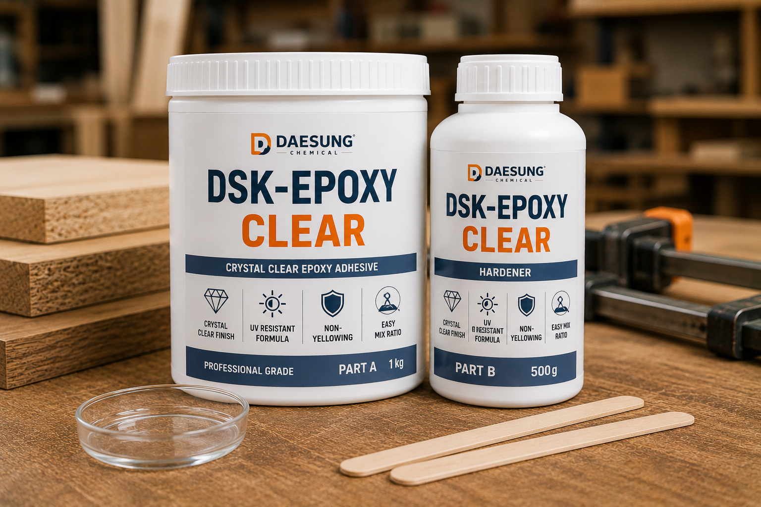 DSK-EPOXY Clear Adhesive