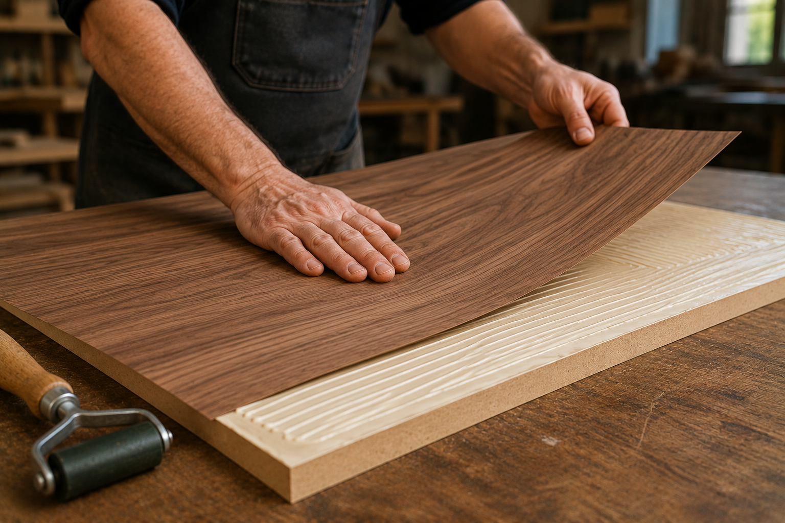 Veneer application