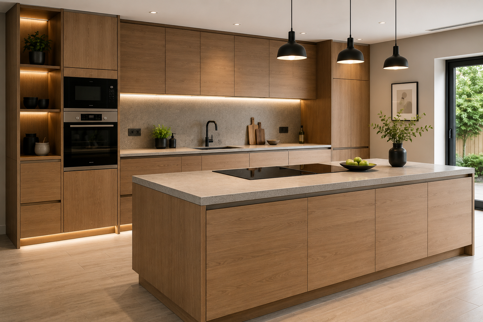 Modern kitchen cabinetry