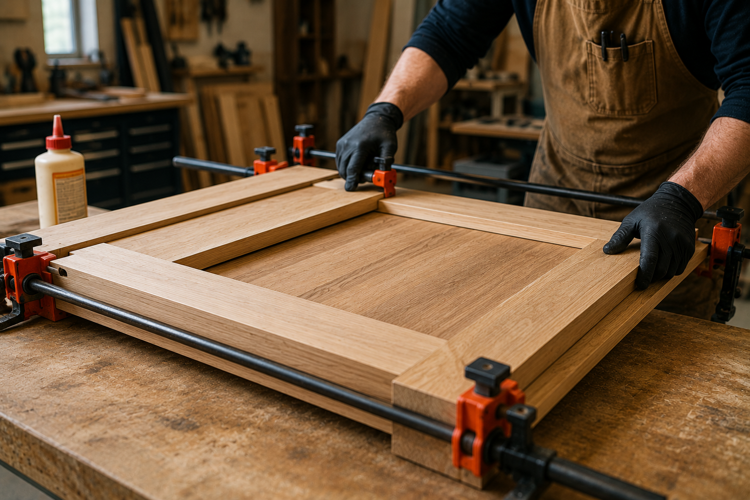 Door assembly process